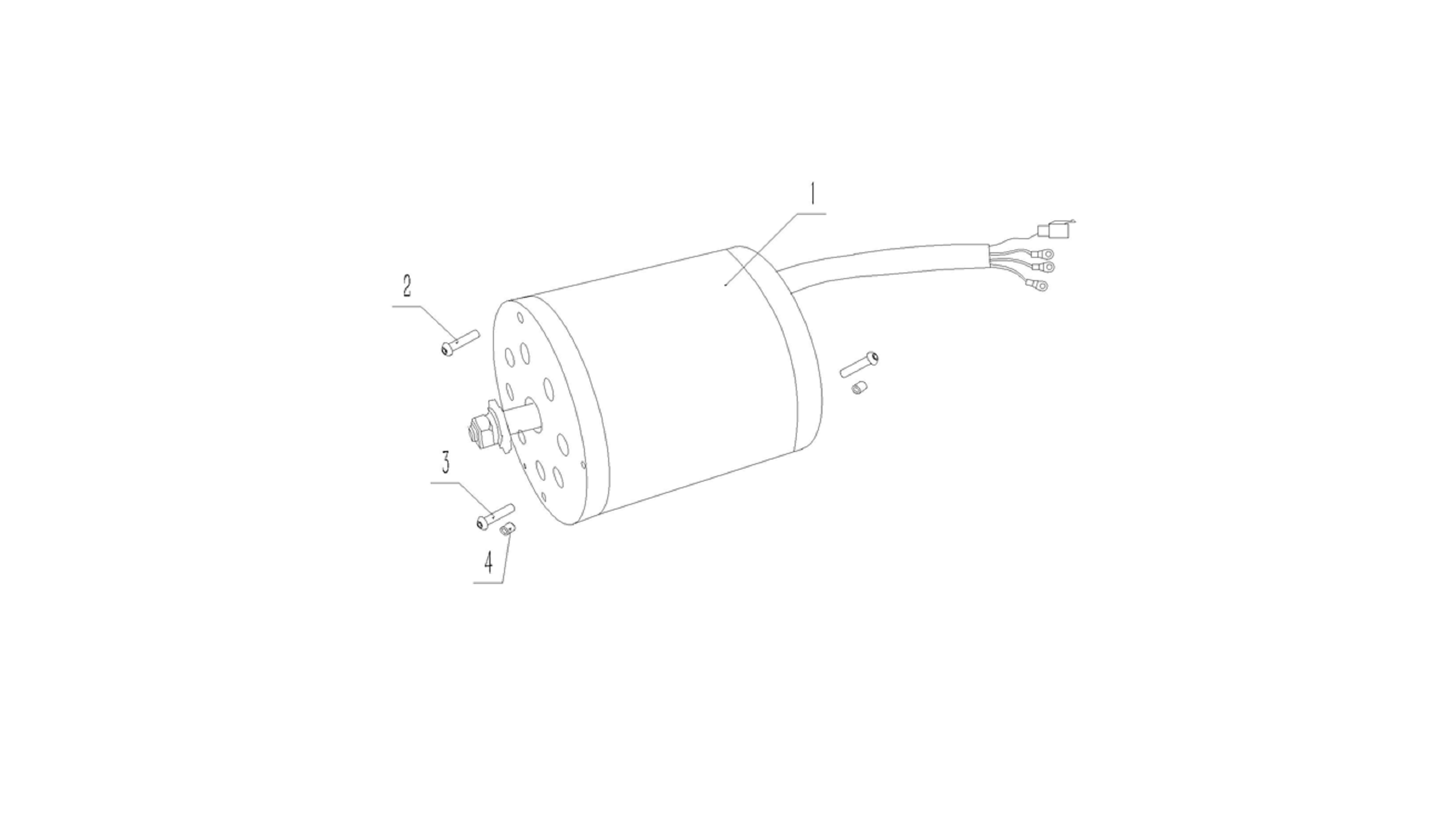 Silnik 48V1600W MAD