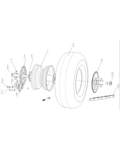 Przednia tarcza hamulcowa Mechanical MAD