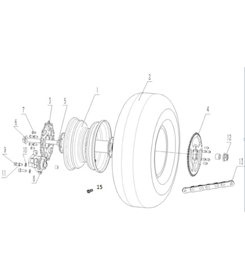 Przednia tarcza hamulcowa Mechanical MAD