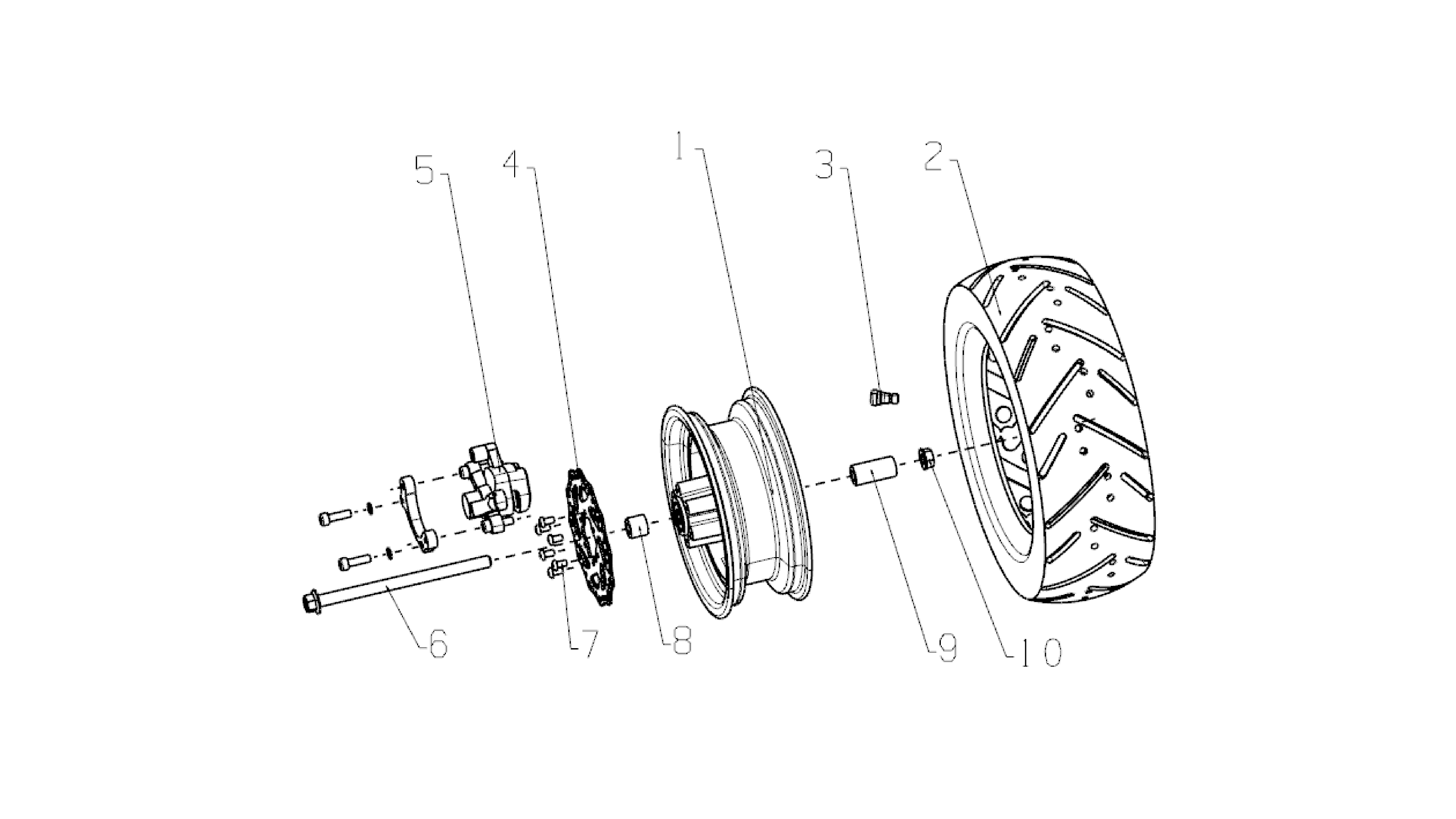 Śruba do mocowania tarczy hamulcowej MINI MAD PLUS nr.7