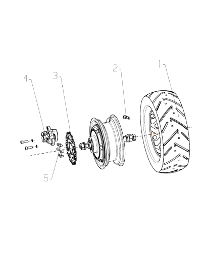 śruna do mocowania zacisku hamulcowego MINI MAD PLUS nr.6