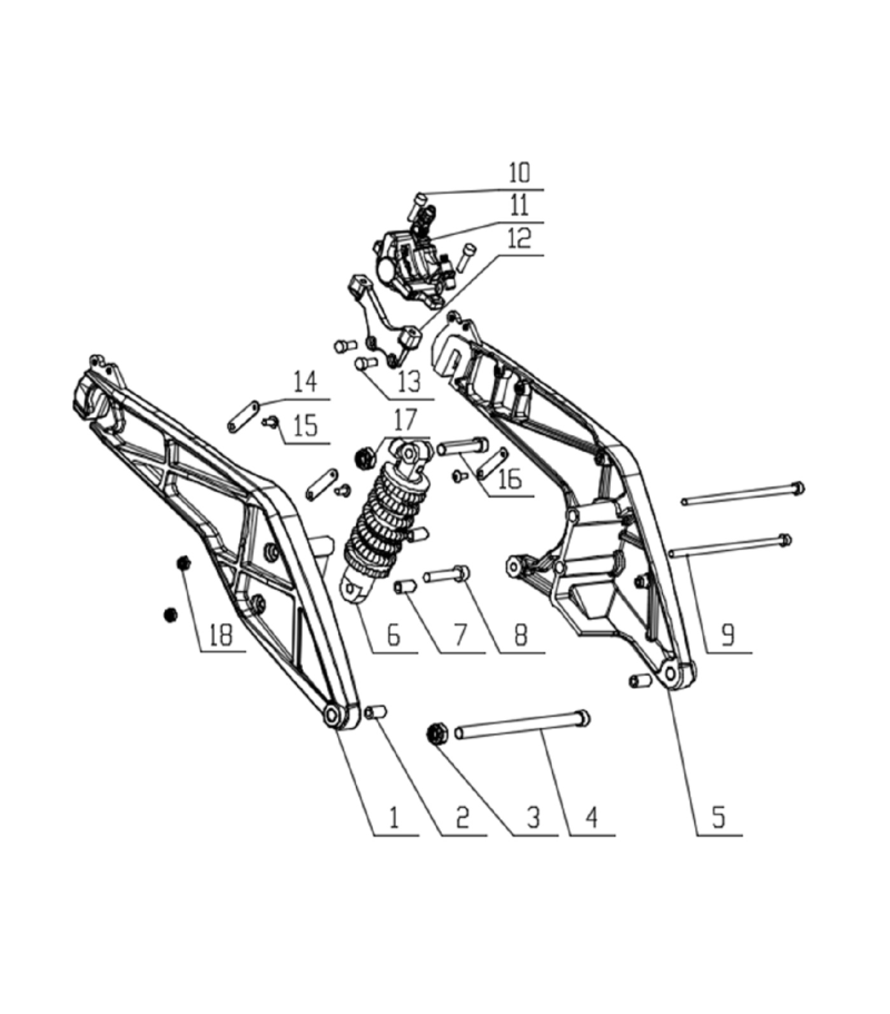 Śruba mocowania jażma Velocifero X-ONE (nr.13)