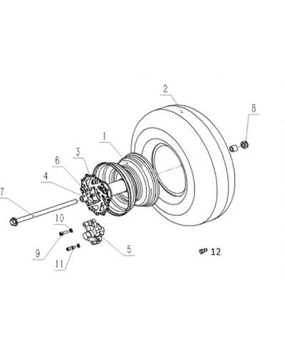 Przednia tarcza hamulcowa Mechanical MAD Nr.3