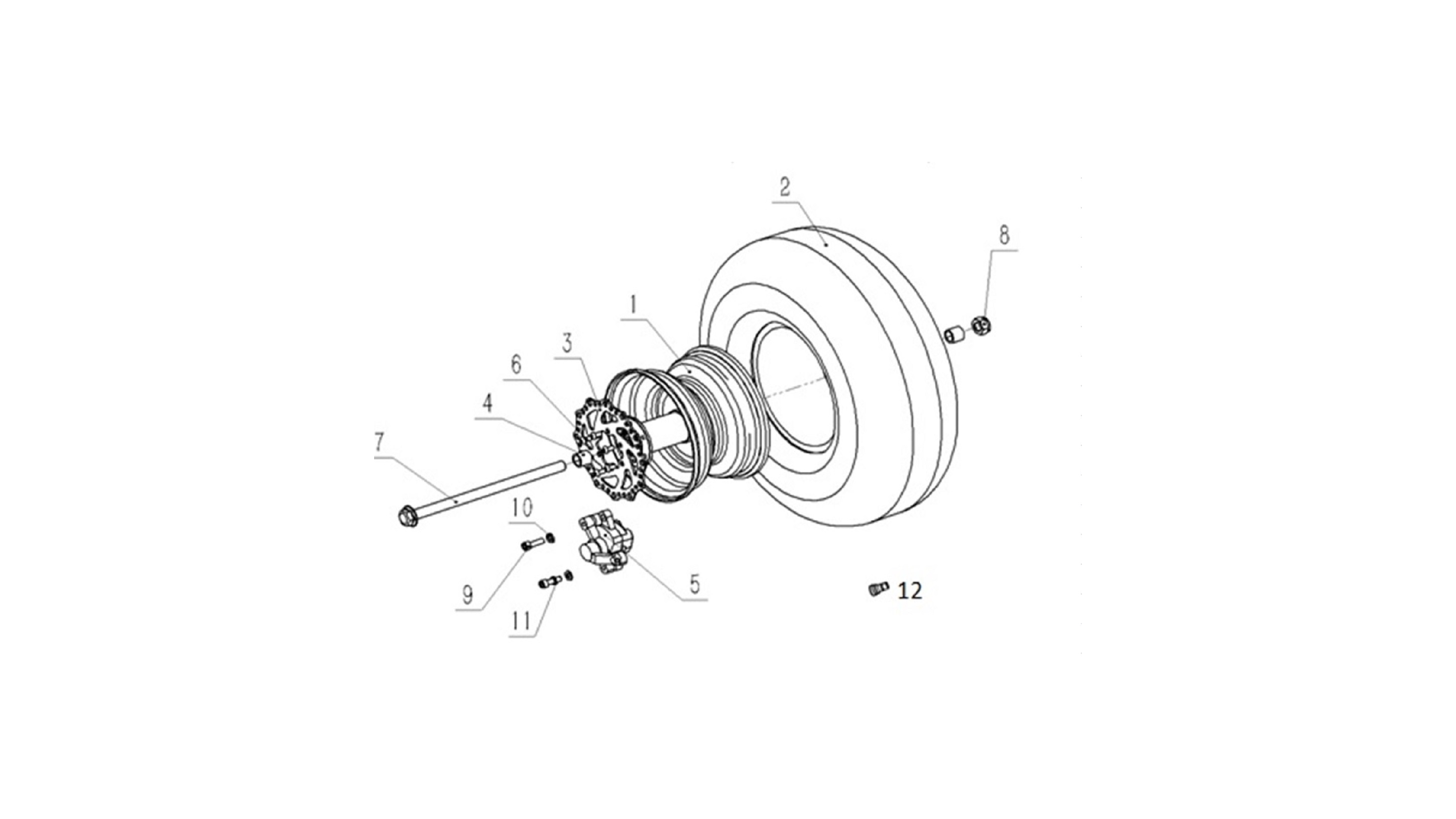 Przednia tarcza hamulcowa Hydraulic MAD Nr.3